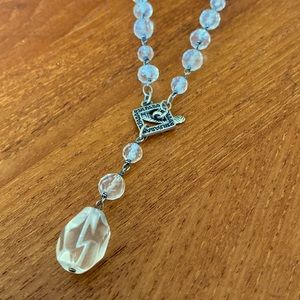 Silpada vintage glass crystal necklace